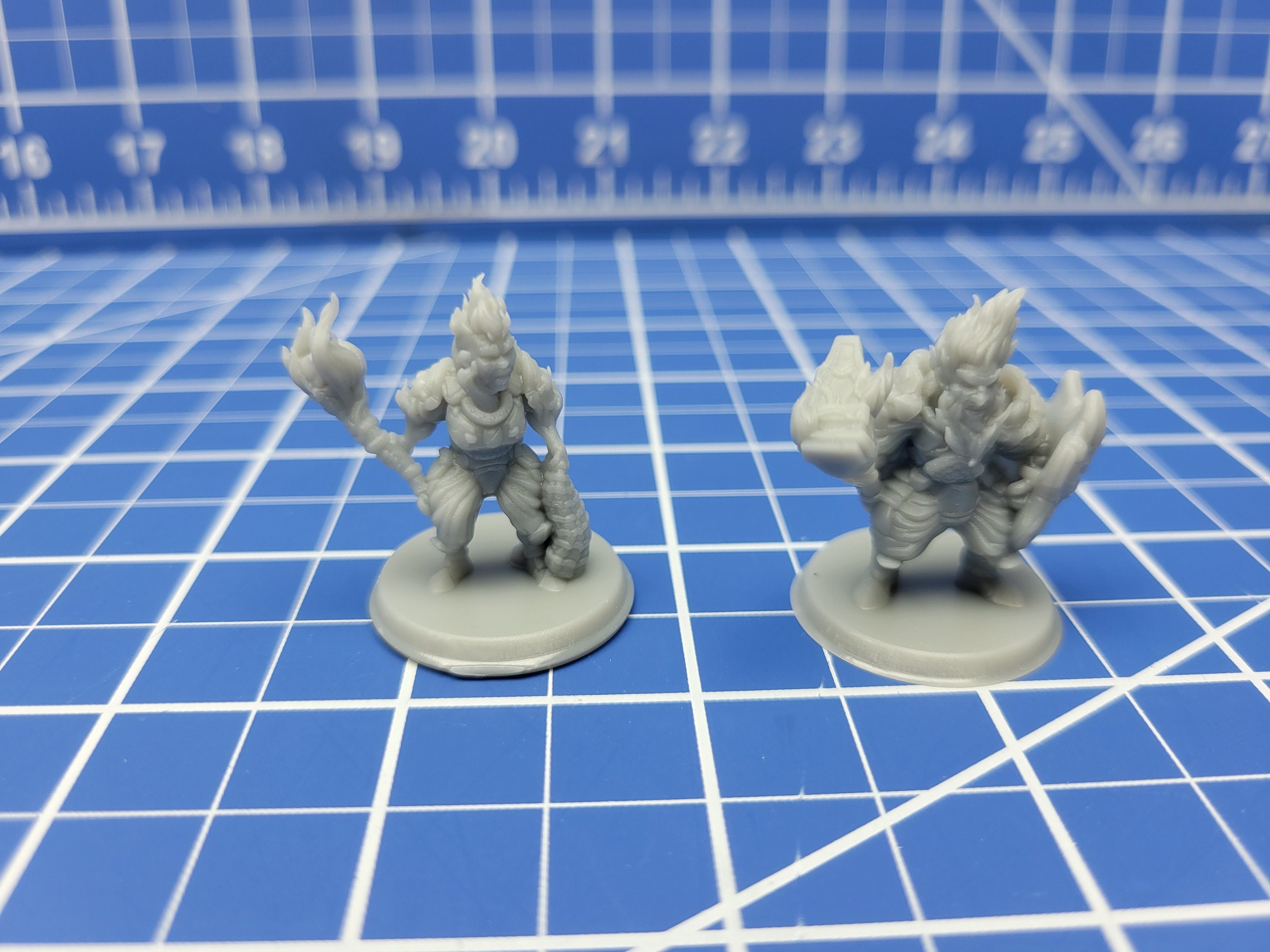 Azer - Minis - Beasts and Badies - Hero's Hoard - DND - Pathfinder - Dungeons & Dragons - RPG - Tabletop - EC3D - Miniature