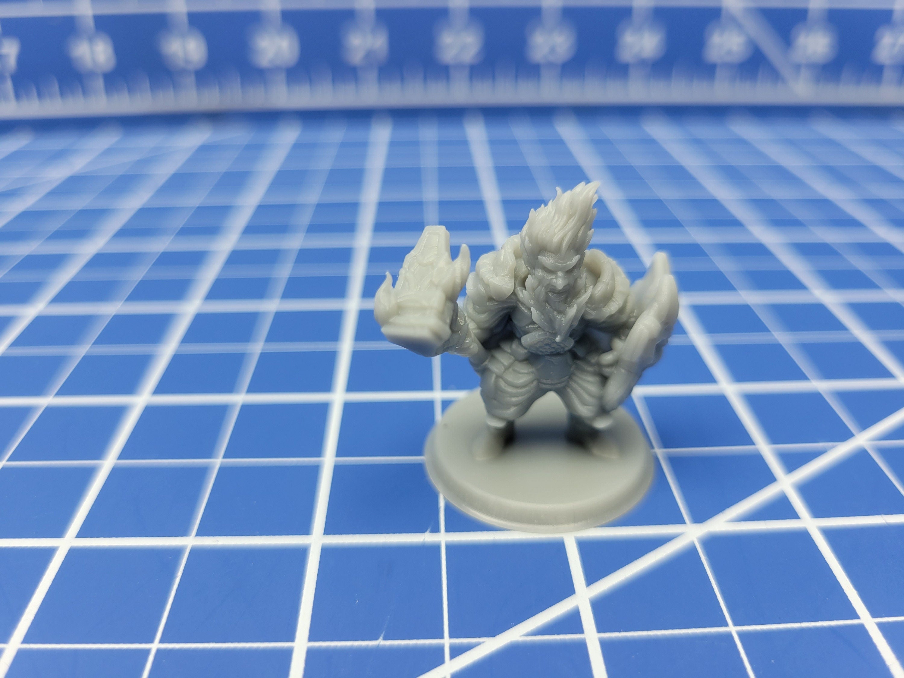 Azer - Minis - Beasts and Badies - Hero's Hoard - DND - Pathfinder - Dungeons & Dragons - RPG - Tabletop - EC3D - Miniature