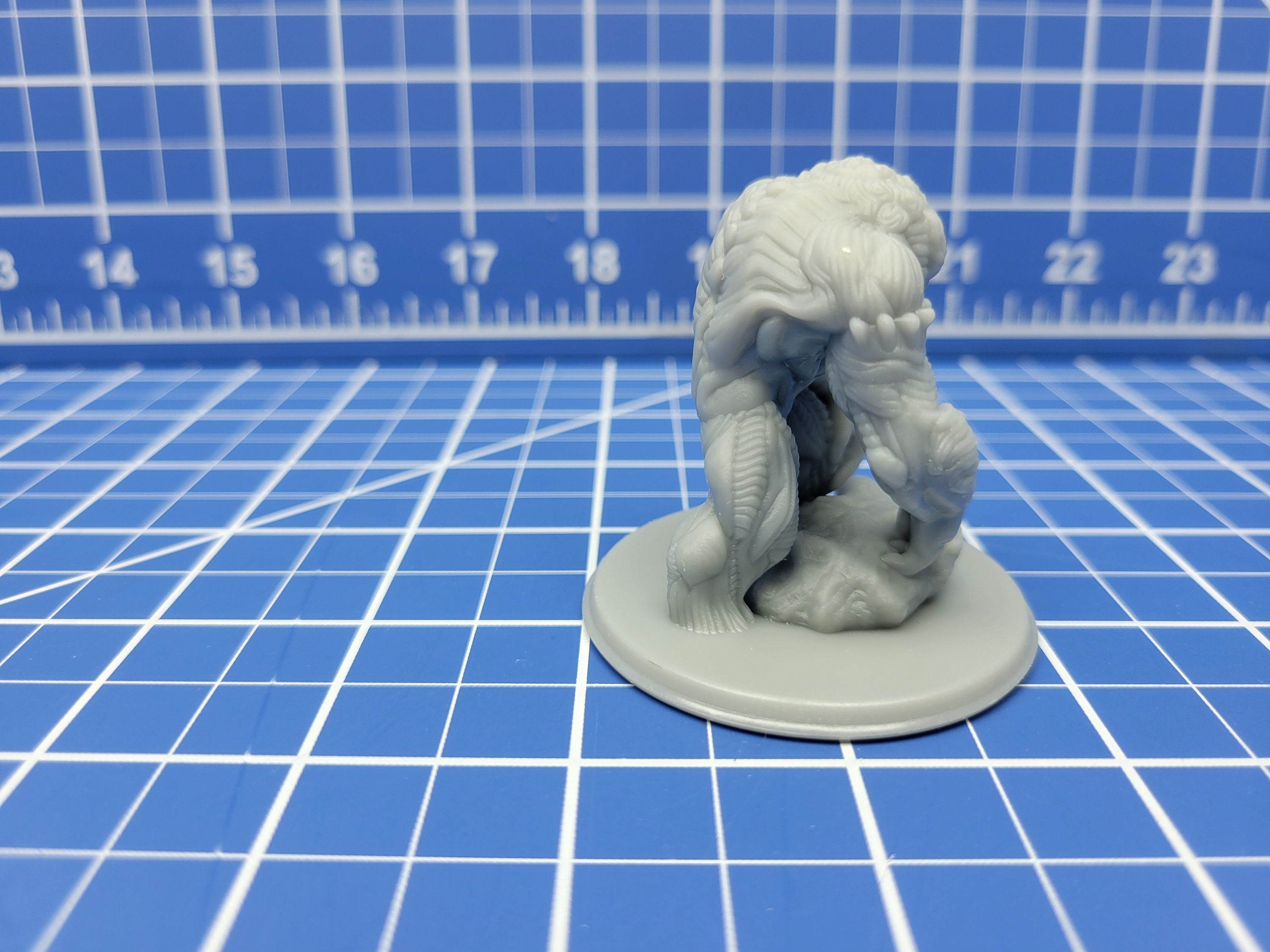 Brain Golem - Minis - Beasts and Badies - Hero's Hoard - DND - Pathfinder - Dungeons & Dragons - RPG - Tabletop - EC3D - Miniature