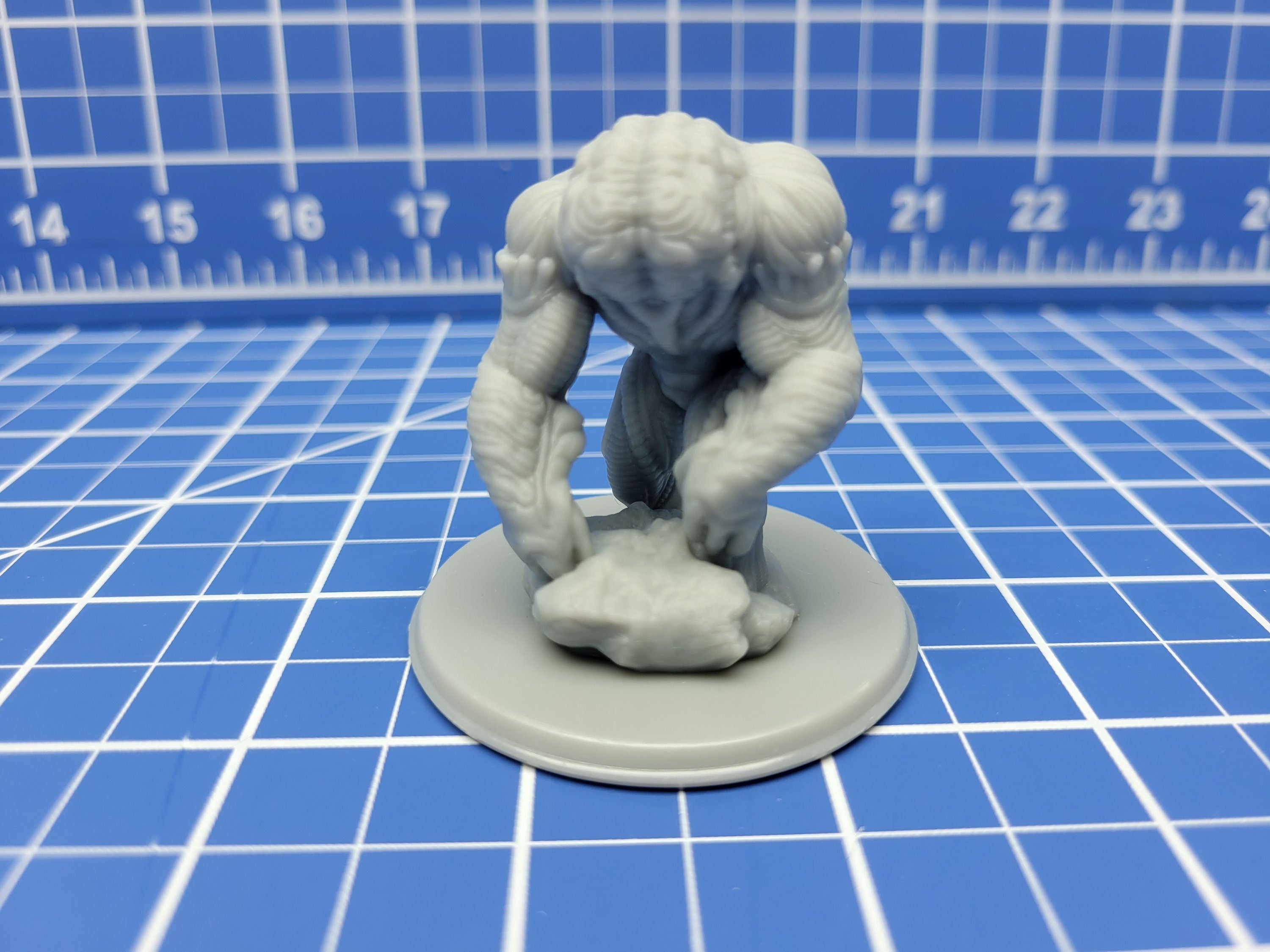 Brain Golem - Minis - Beasts and Badies - Hero's Hoard - DND - Pathfinder - Dungeons & Dragons - RPG - Tabletop - EC3D - Miniature