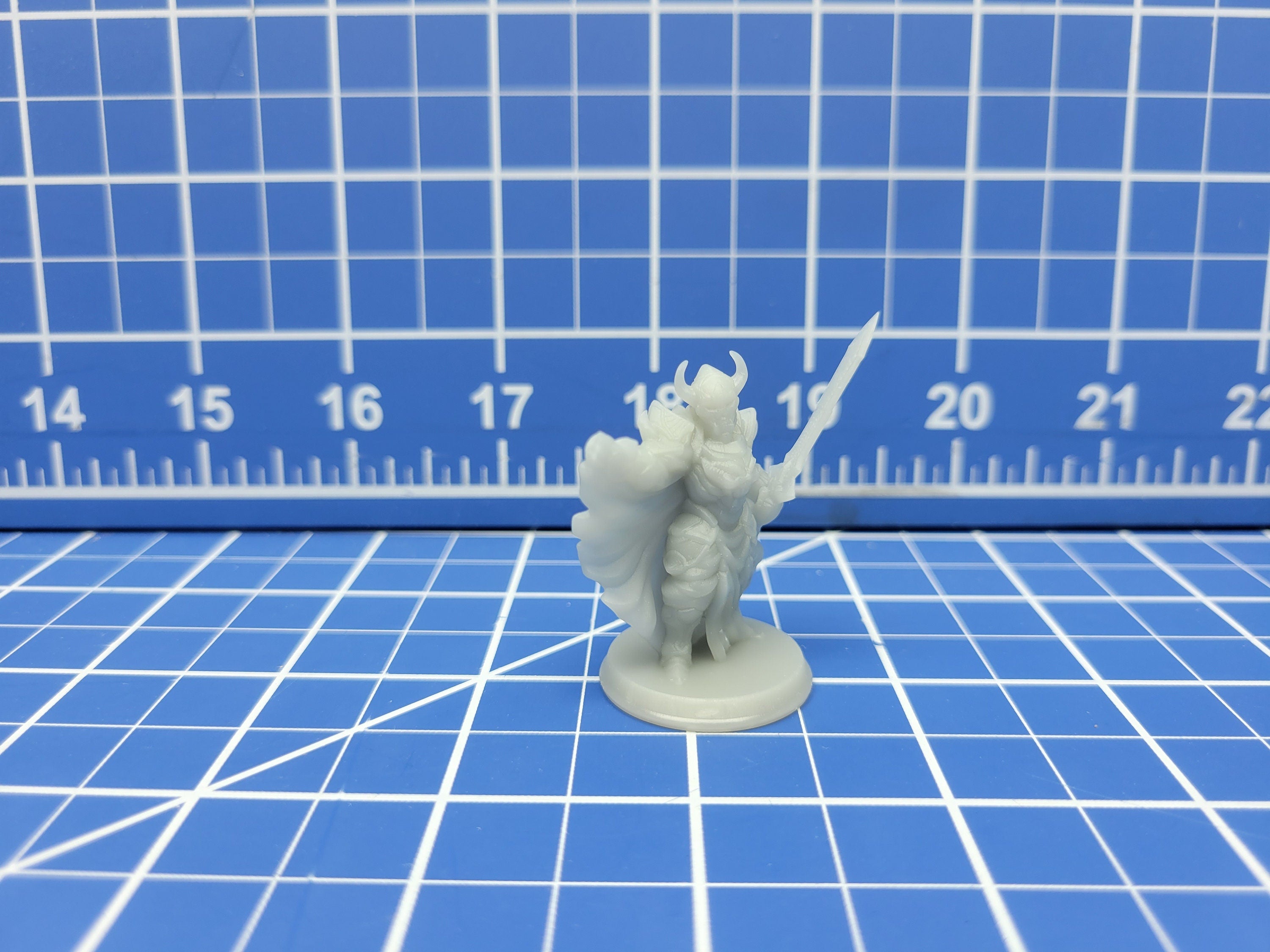 Death Knight - Minis - Beasts and Badies - Hero's Hoard - DND - Pathfinder - Dungeons & Dragons - RPG - Tabletop - EC3D - Miniature