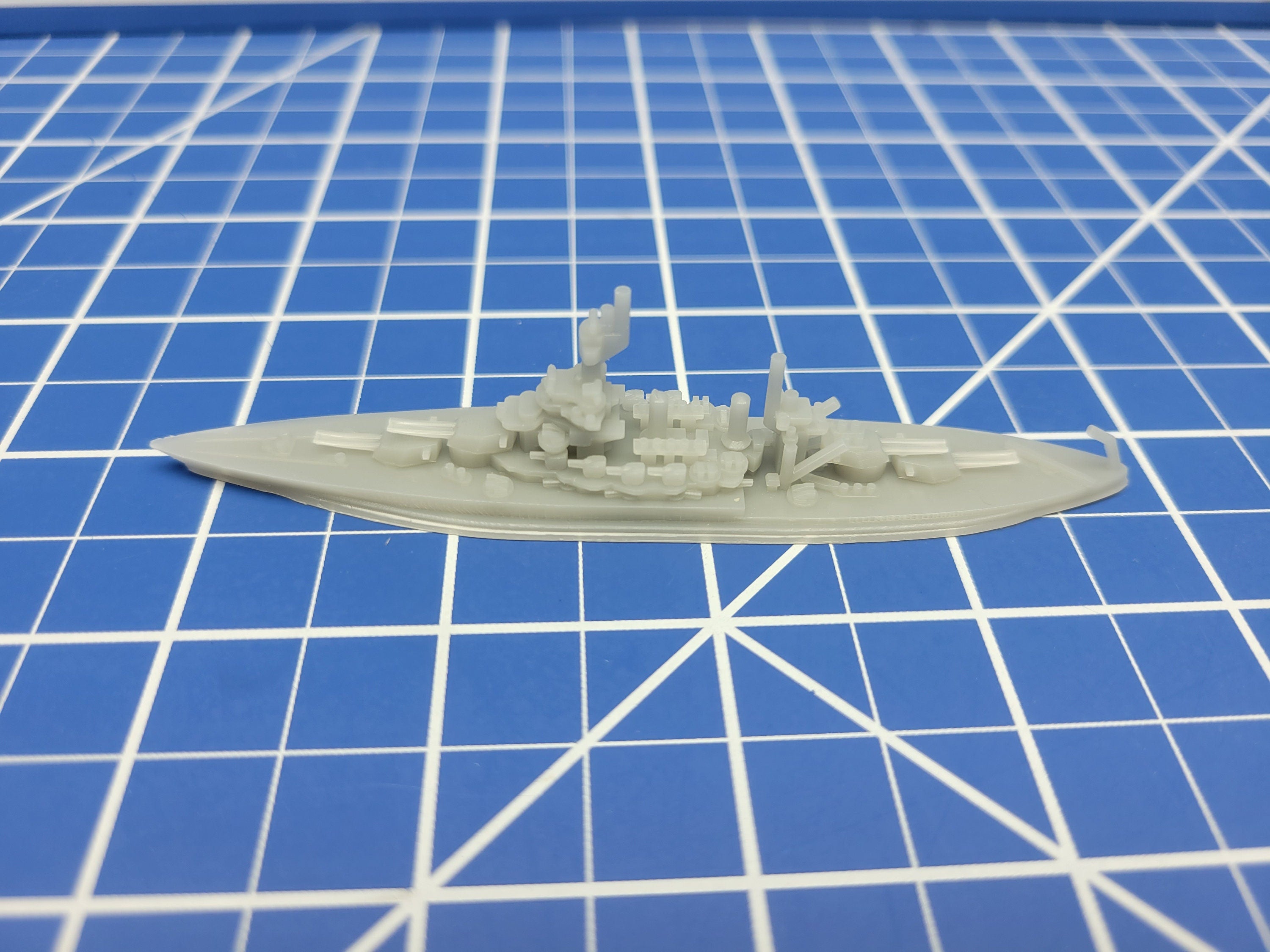 Battleship - Colorado - 1945 Variant - US Navy - Wargaming - Axis and Allies - Naval Miniature - Tabletop Games - Warships