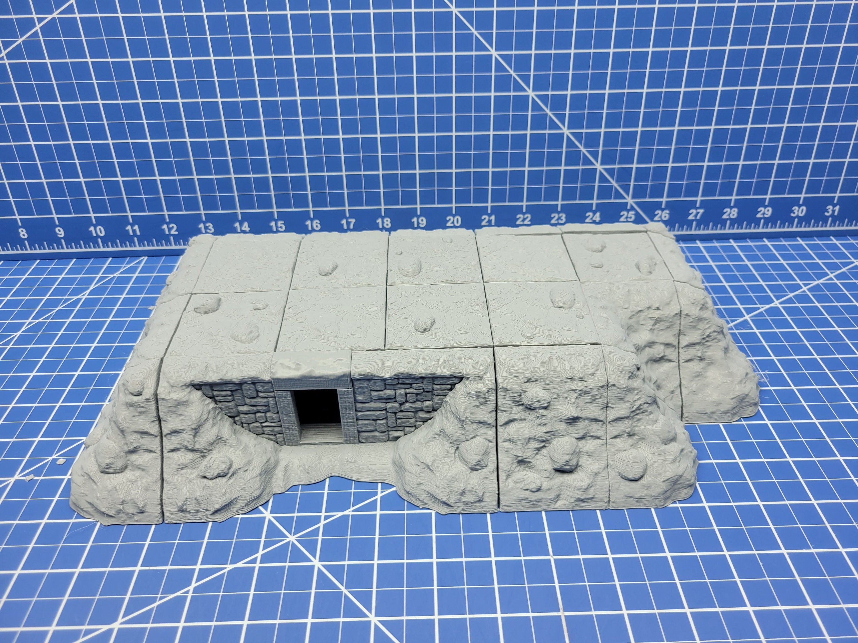 Barrow Mounds - Internal Walls - Dragonshire - Building - Fat Dragon Games - DND - Pathfinder - RPG - Terrain - 28 mm/1" - Dungeon & Dragons
