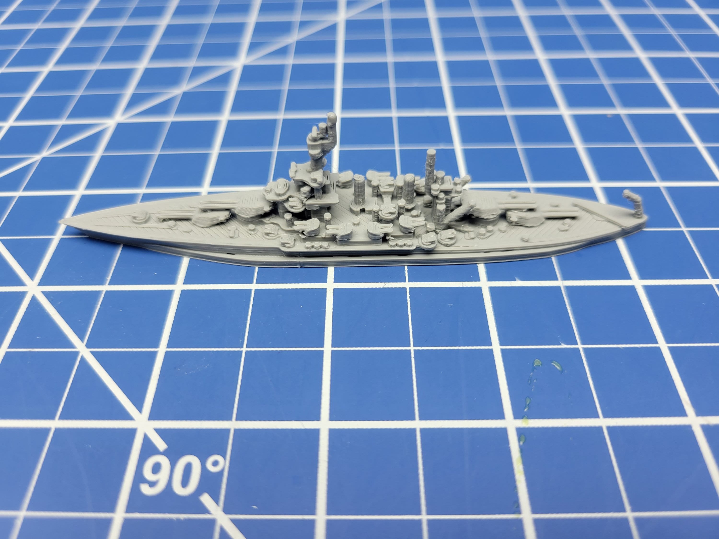 Battleship - USS Maryland - c.1945 - Colorado Class - US Navy - Wargaming - Axis and Allies - Naval Miniature - Warships
