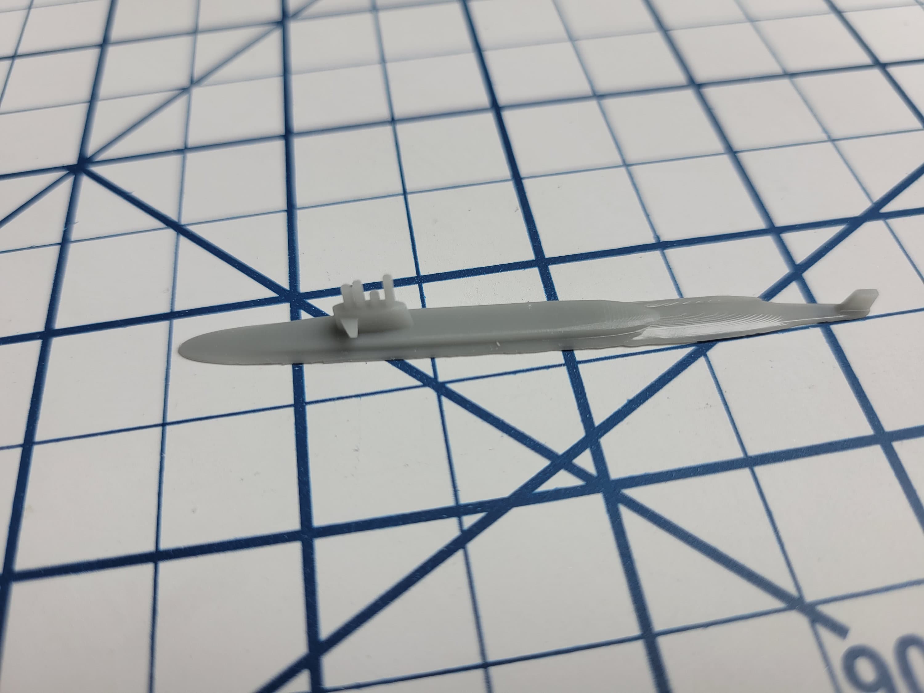 Missile Submarine - Lafayette Class - USN - Wargaming - Axis and Allies - Naval Miniature - Tabletop Games - Warships