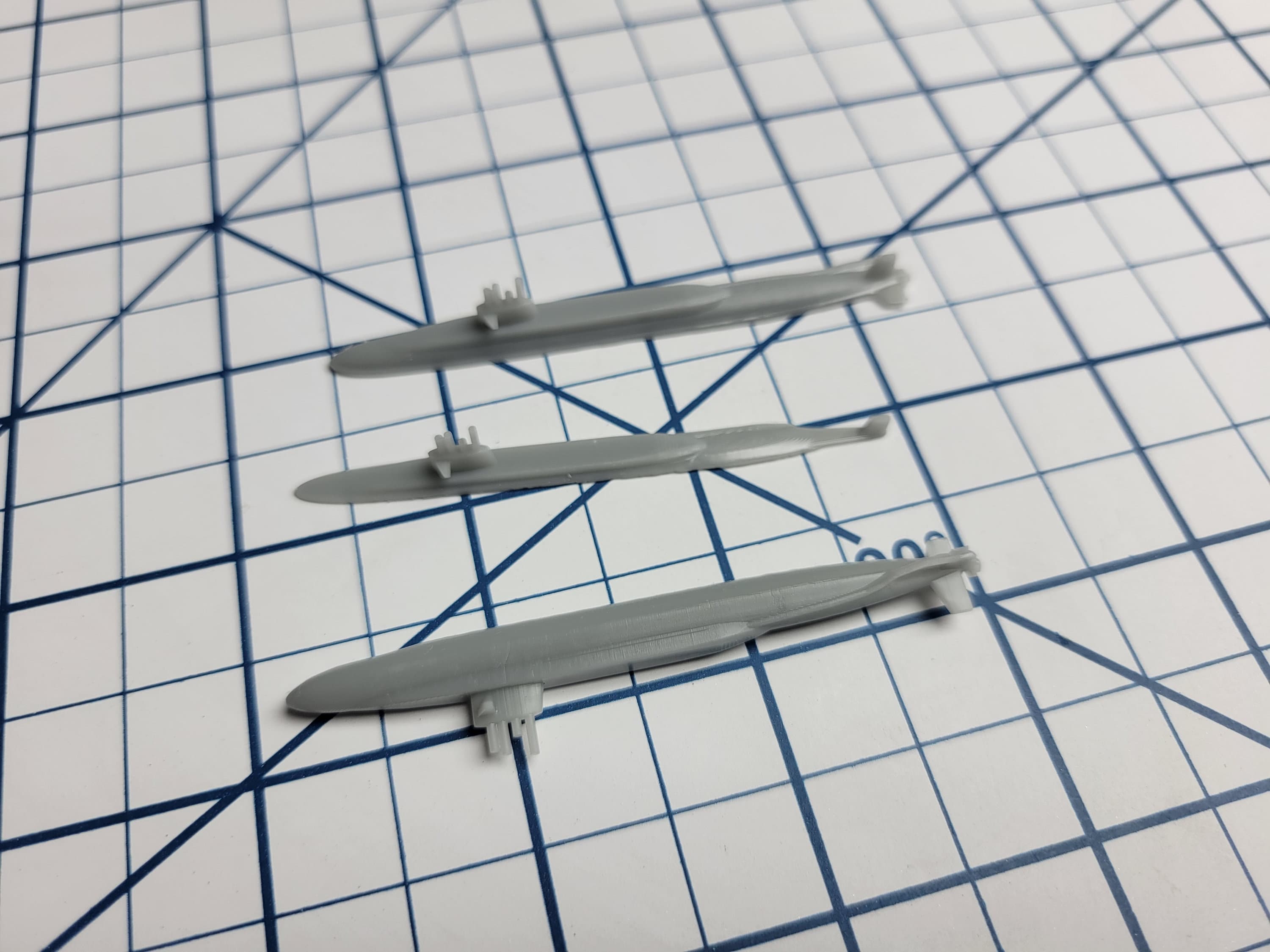 Missile Submarine - Lafayette Class - USN - Wargaming - Axis and Allies - Naval Miniature - Tabletop Games - Warships