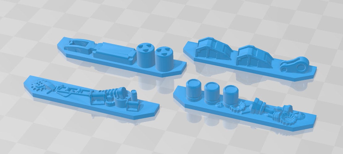 Black Market Stalls - Novus Landing - Starfinder - Cyberpunk - Science Fiction - Syfy - RPG - Tabletop - Scatter - Terrain - 28 mm /1" Scale