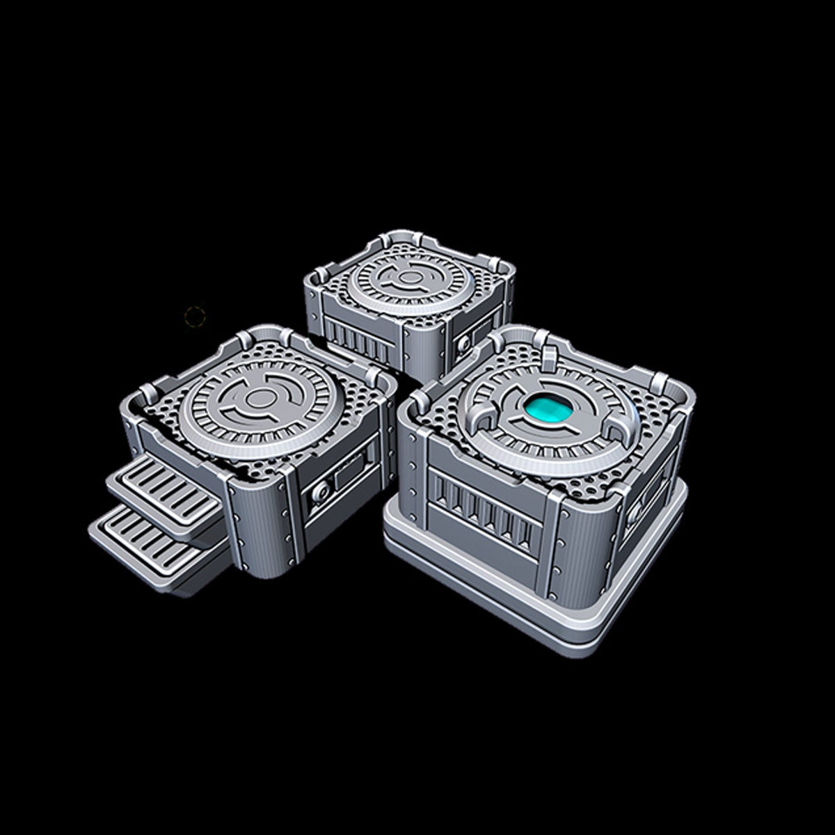 Dance Platform - Novus Landing - Starfinder - Cyberpunk - Science Fiction - Syfy - RPG - Tabletop - Scatter- Terrain- 28 mm / 1"