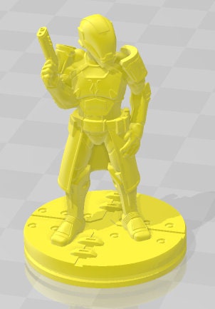 Alliance Patrol - Novus Landing - Starfinder - Cyberpunk - Science Fiction - Syfy - RPG - Tabletop - Scatter- Terrain- 28 mm / 1"