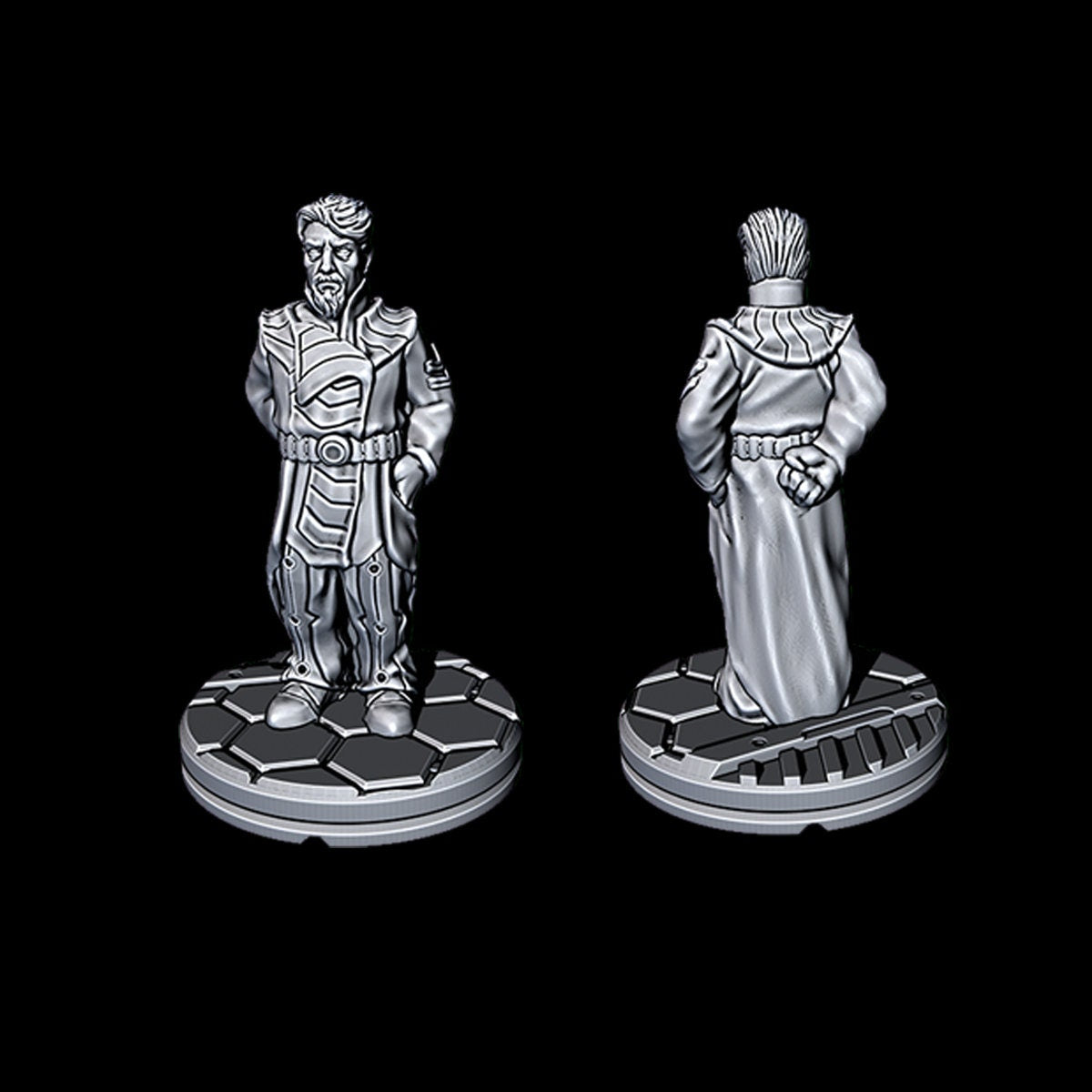 Ambassador Craine - Novus Landing - Starfinder - Cyberpunk - Science Fiction - Syfy - RPG - Tabletop - Scatter- Terrain- 28 mm / 1"