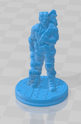 Alien Dock Workers - Novus Landing - Starfinder - Cyberpunk - Science Fiction - Syfy - RPG - Tabletop - Scatter- Terrain- 28 mm / 1"