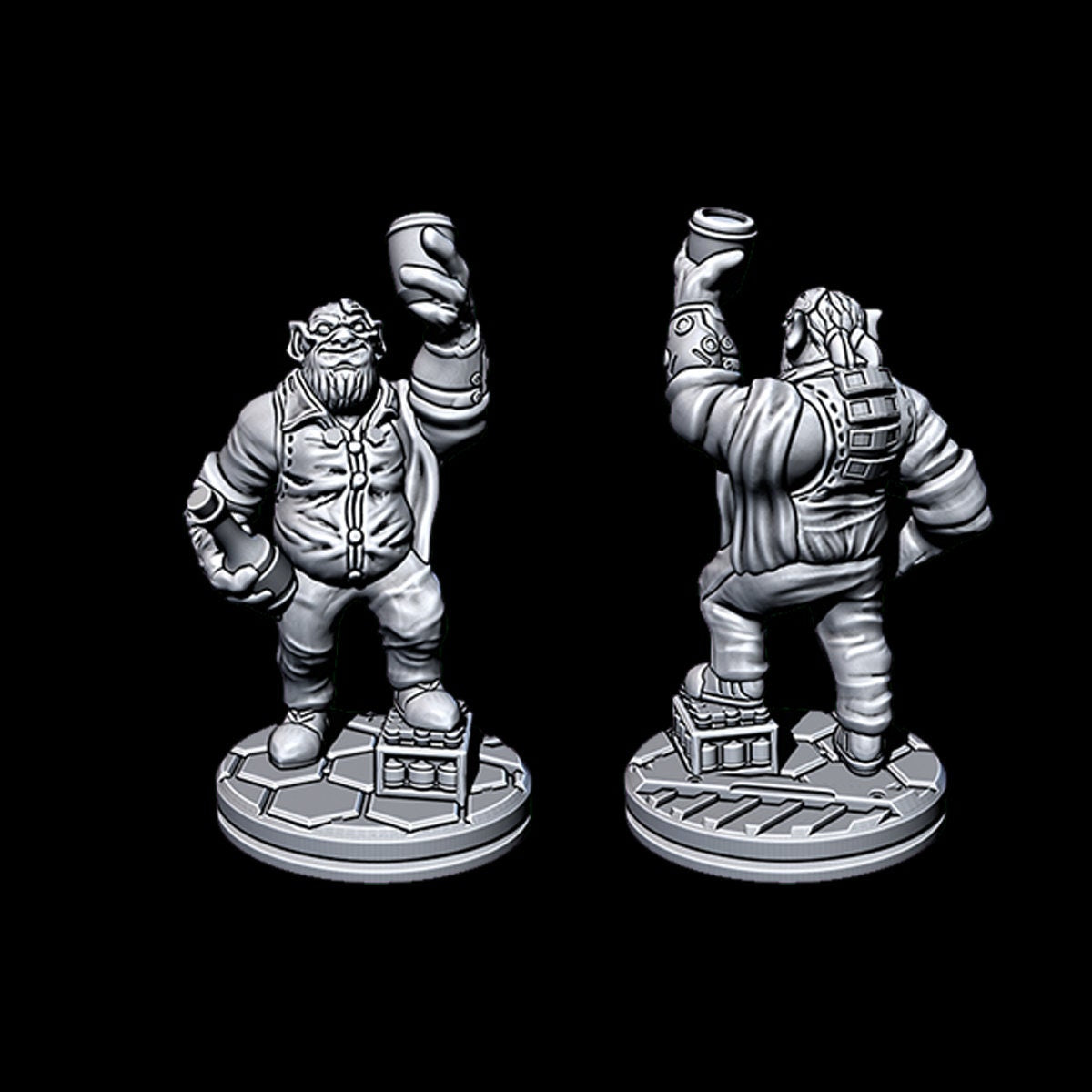 Alien Floyd - Novus Landing - Starfinder - Cyberpunk - Science Fiction - Syfy - RPG - Tabletop - Scatter- Terrain- 28 mm / 1"