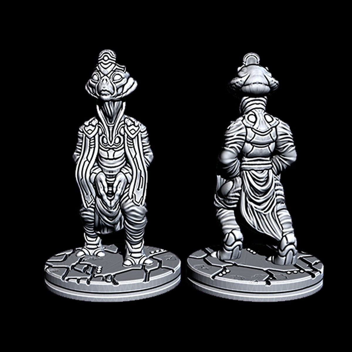 Alien Zealot 2 - Novus Landing - Starfinder - Cyberpunk - Science Fiction - Syfy - RPG - Tabletop - Scatter- Terrain- 28 mm / 1"