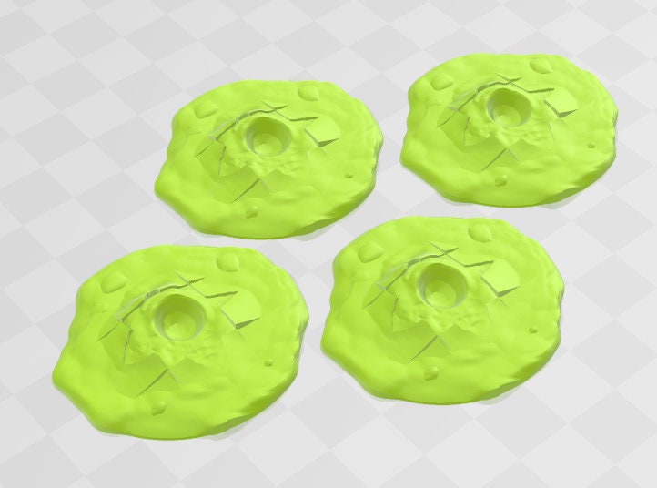 Rad Rat Tunnel (4-Pack) - Atomic Shelter - Atom Punk - Starfinder - Cyberpunk - Science Fiction - Syfy - RPG - Tabletop - Scatter - 28mm