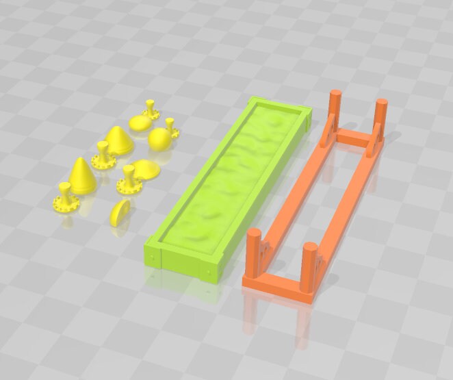 Rock Room - Atomic Shelter - Atom Punk - Starfinder - Cyberpunk - Science Fiction - Syfy - RPG - Tabletop - Scatter - 28mm