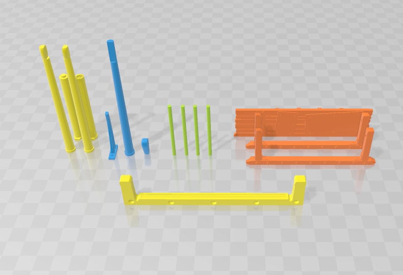 Overpass Set - Oasis in the Sea of Dirt - Atom Punk - Starfinder - Cyberpunk - Science Fiction - Syfy - RPG - Tabletop- Scatter-28mm