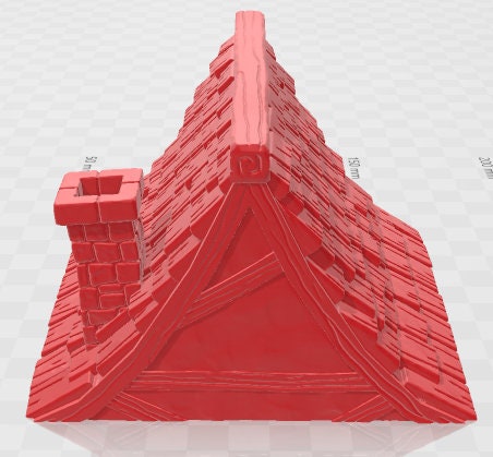 Roofs - DND - Dungeons & Dragons - RPG - Pathfinder - Tabletop - TTRPG - City of Oxwell - 28 mm