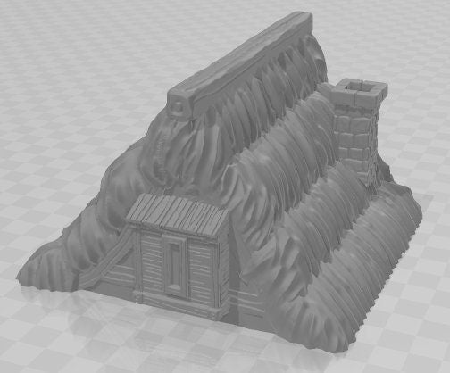 Roofs - DND - Dungeons & Dragons - RPG - Pathfinder - Tabletop - TTRPG - City of Oxwell - 28 mm