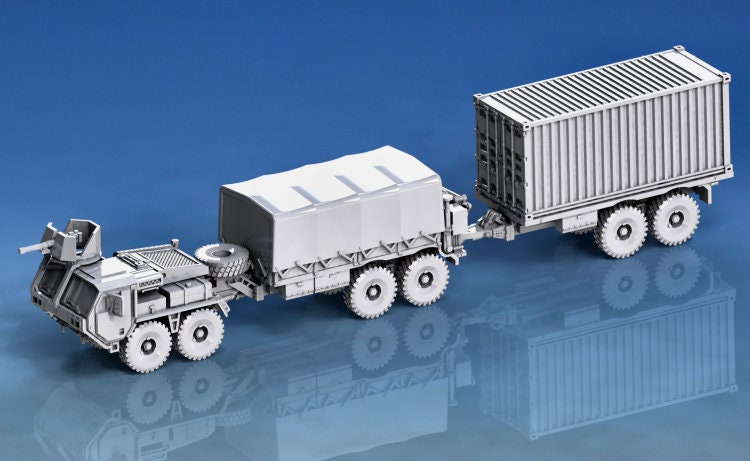 MK48 Dragon Wagon - accessories included - 1/100 Scale - US - Armored Vehicle - World Of Tanks - War Game - Wargaming - Axis and Allies