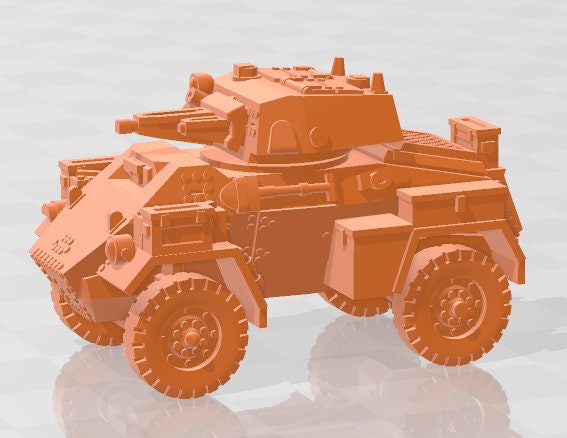 Humber mk II-IV - 1:100 scale - Canada - Tanks - Armored Vehicle - World Of Tanks - War Game - Wargaming - Axis and Allies - Tabletop Games