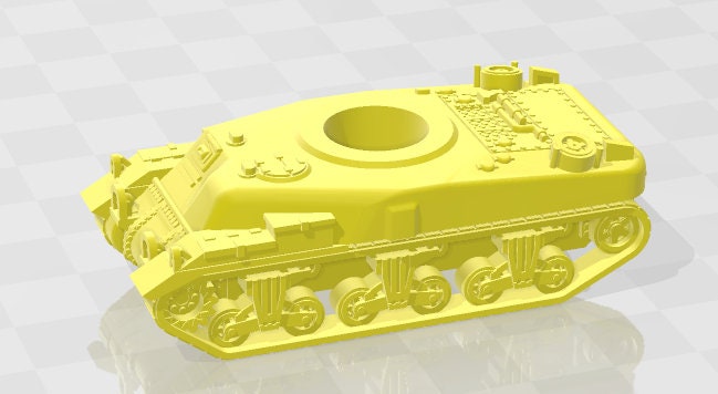 Ram - 1/100 Scale - Canada - Tanks - Armored Vehicle - World Of Tanks - War Game - Wargaming - Axis and Allies - Tabletop Games