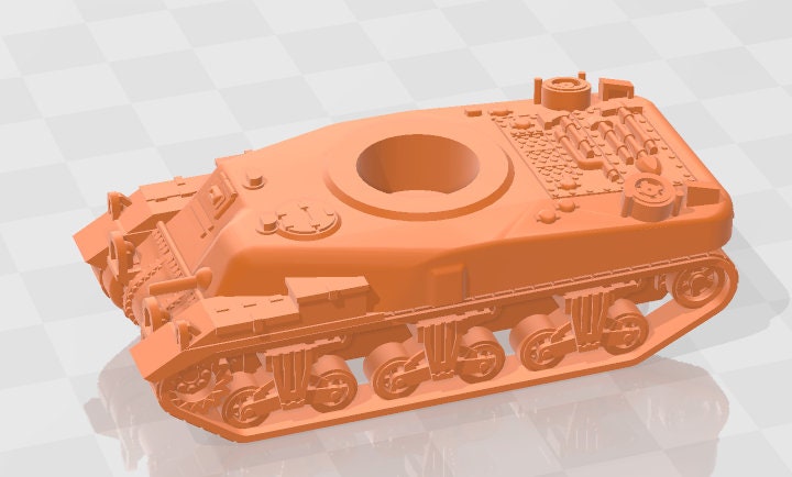 Ram - 1/100 Scale - Canada - Tanks - Armored Vehicle - World Of Tanks - War Game - Wargaming - Axis and Allies - Tabletop Games