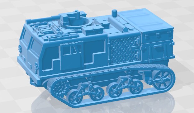 M4 HST Class A - 1:100 Scale - USA - Tanks - Armored Vehicle - World Of Tanks - War Game - Wargaming - Axis and Allies - Tabletop Games