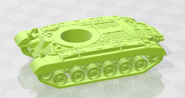 M45 & Pershing - 1:100 scale - USA - Tanks - Armored Vehicle - World Of Tanks - War Game - Wargaming - Axis and Allies - Tabletop Games