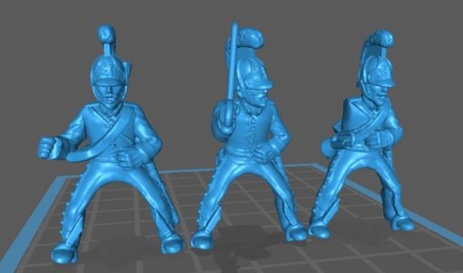Austrian Dragoon/Chevalleger rgt - Great for Table Top War Games And Dioramas - Resin Miniatures 28 mm Miniature -
