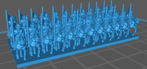 Spanish Garrochistas lancers - Great for Table Top War Games And Dioramas - Resin 6mm Miniatures -