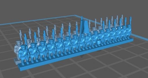 Prussian Landwehr 1813 - Great for Table Top War Games And Dioramas - Resin 6mm Miniatures -