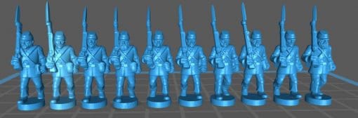 ACW Infantry , with kepi , Union - Great for Table Top War Games And Dioramas - Resin 15mm Miniatures -
