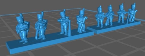 British Line 1808 and 1812 skirmishing - Great for Table Top War Games And Dioramas - Resin 6mm Miniatures -