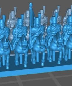 Spanish Hussars 1808 with Mirliton - Great for Table Top War Games And Dioramas - Resin 6mm Miniatures -