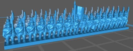 Baden Line - Great for Table Top War Games And Dioramas - Resin 6mm Miniatures -