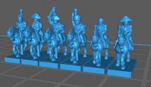 French Personalities - Great for Table Top War Games And Dioramas - Resin 6mm Miniatures -