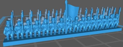 Spanish Volunteers - Great for Table Top War Games And Dioramas - Resin 6mm Miniatures -