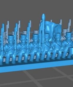 Spanish Militia - Great for Table Top War Games And Dioramas - Resin 6mm Miniatures -