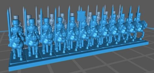 Russian Cossacks Fur cap - Great for Table Top War Games And Dioramas - Resin 6mm Miniatures -