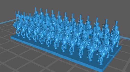 Russian Hussars 1812 - Great for Table Top War Games And Dioramas - Resin 6mm Miniatures -