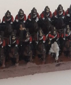 British Heavy Dragoons 1812 - Great for Table Top War Games And Dioramas - Resin 6mm Miniatures -
