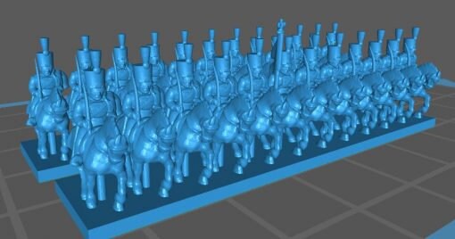 French Guard Chasseur a chevall Jeune Guard - Great for Table Top War Games And Dioramas - Resin 6mm Miniatures -