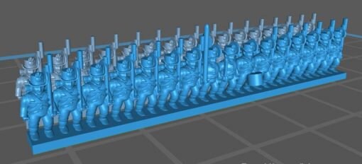 Austrian Jaeger/freiwillige - Great for Table Top War Games And Dioramas - Resin 6mm Miniatures -