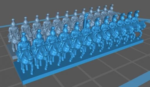 French 1812 line lancers - Great for Table Top War Games And Dioramas - Resin 6mm Miniatures -