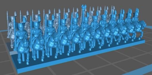 Polish Lancers - Great for Table Top War Games And Dioramas - Resin 6mm Miniatures -