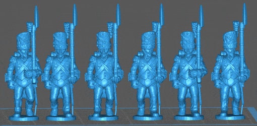 French Line grenadier 1808, loose trousers - Great for Table Top War Games And Dioramas - Resin 28mm Miniatures -