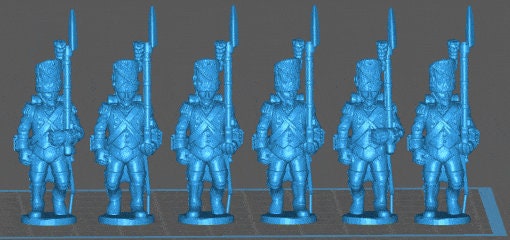 French Line grenadier 1808, high uniform - Great for Table Top War Games And Dioramas - Resin 28mm Miniatures -