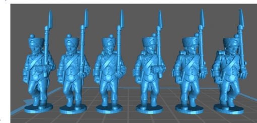 French Line 1808, campaign uniform - Great for Table Top War Games And Dioramas - Resin 28mm Miniatures -
