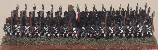 French Napoleonic Line Inf - Great for Table Top War Games And Dioramas - Resin 6mm Miniatures -