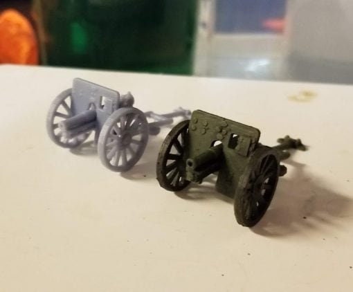 Japanese Type 41 75mm Mountain Gun Great for Table Top War Games And Dioramas - Resin 28mm Miniatures -